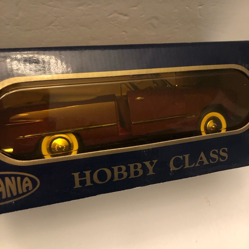 Ford 1949 Model Car with Gold and Brown Accents